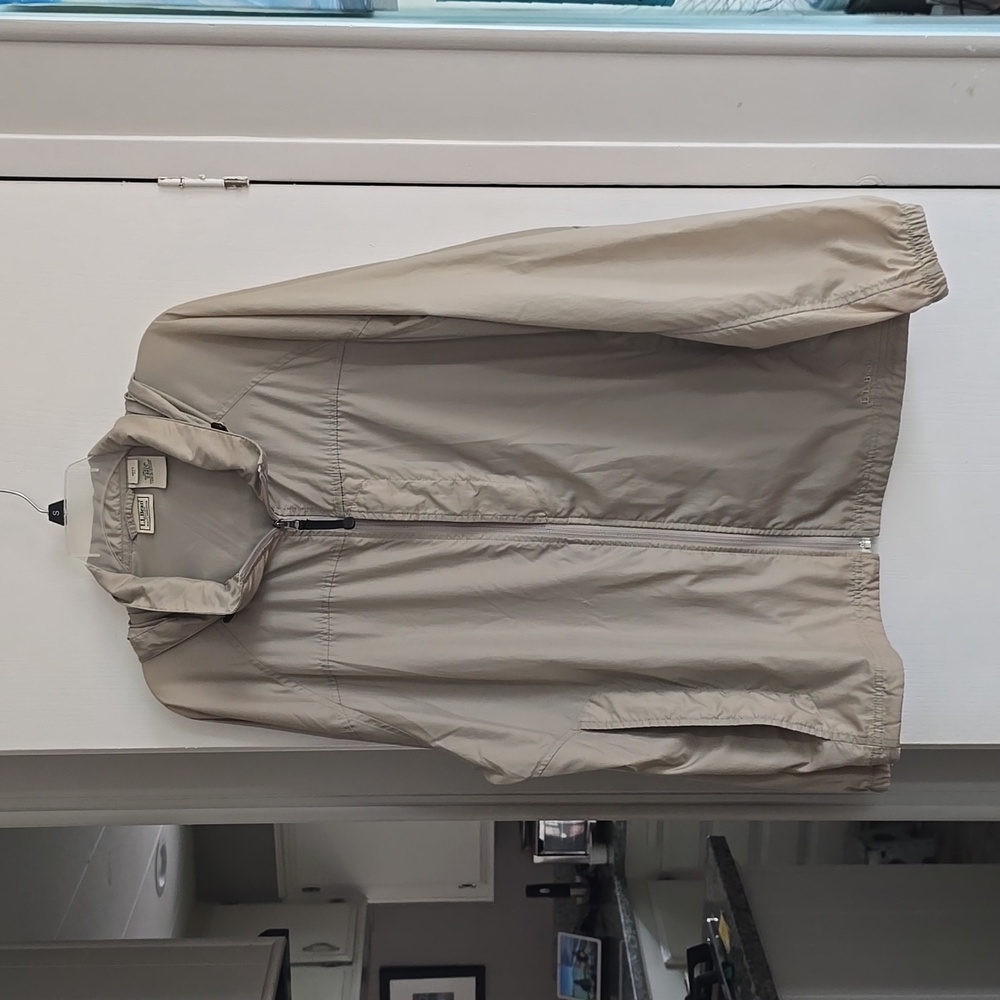 L.L. Bean Stowaway Hooded Windbreaker